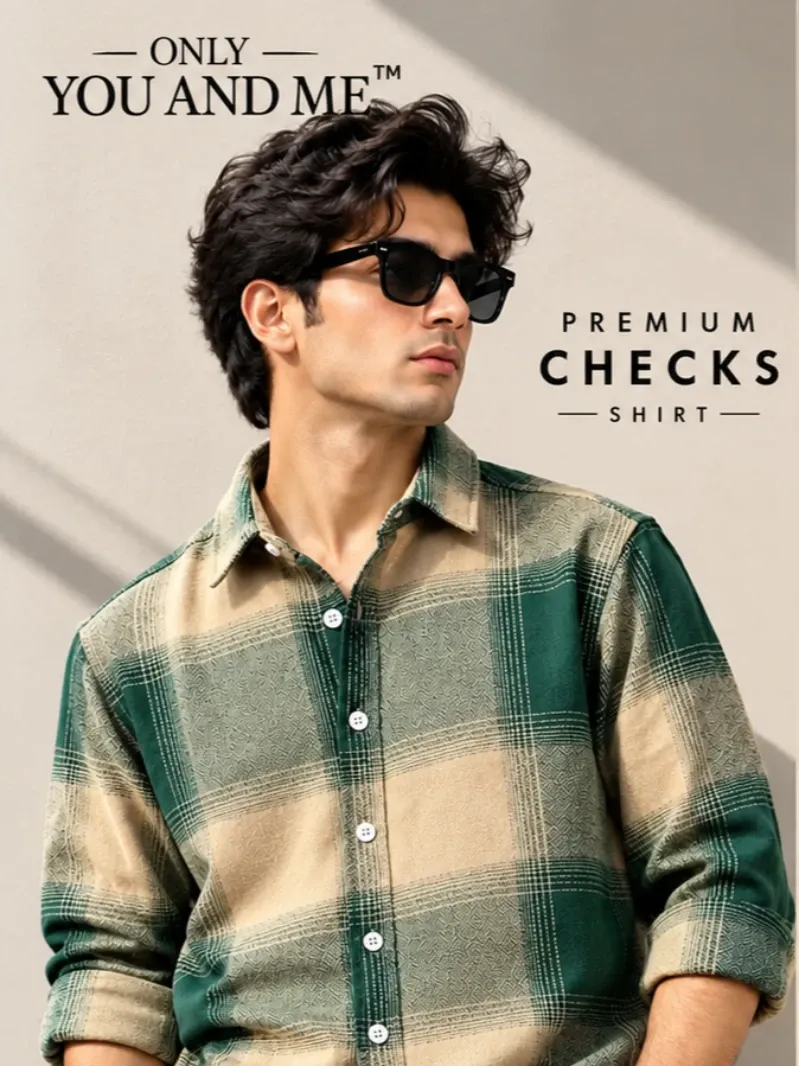 ONLY YOU & ME Viral Grindal Checks Boxy Fit Shirt Wholesale in Chickpet Bangalore | ARHAM READYMADE
