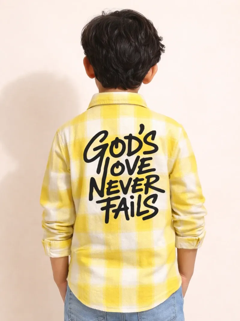 Toe Plus Grindle Fabric Shirt with Back Print | Street Wear Shirt Kids Fashion Trendy Look 